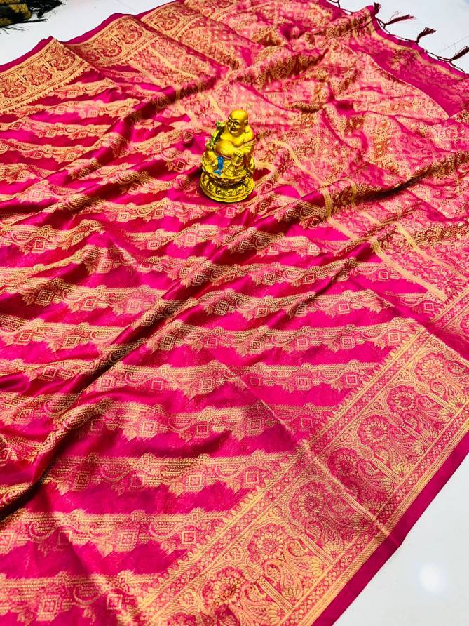 Minakshi Leriya By Manzar Weaving Organza Silk Sarees Wholesale Shop In Surat